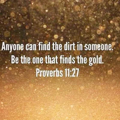 Sparkle Inspiration: Be the one that finds the gold