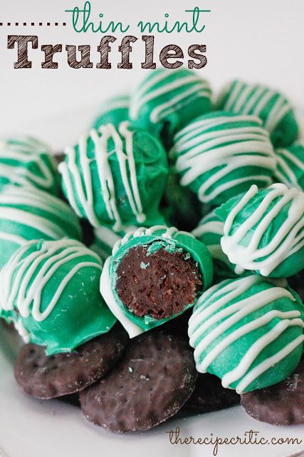 Thin Mint Truffles